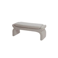 POUF NF BOUCLE TAUPE 120 - BENCHES